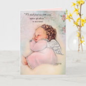 Fehlgeburt der religiösen Schwangerschaft Beileid Karte (Gelbe Blume)