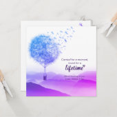 Fehlgeburt | Schwangerschaftsverlust | BEILEID Karte (Vorderseite/Rückseite Beispiel)