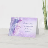 Fehlgeburt, Totgeburt Karte (Vorderseite)