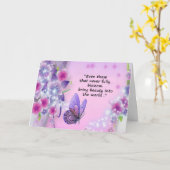 Fehlgeburtssympathische Karte/Stillgeburtenkarte Karte (Gelbe Blume)