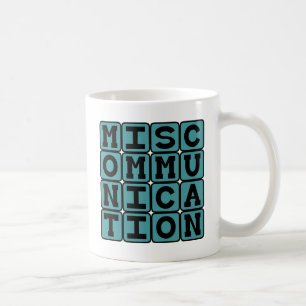 Fehlkommunikation, Versagen der Kommunikation Kaffeetasse