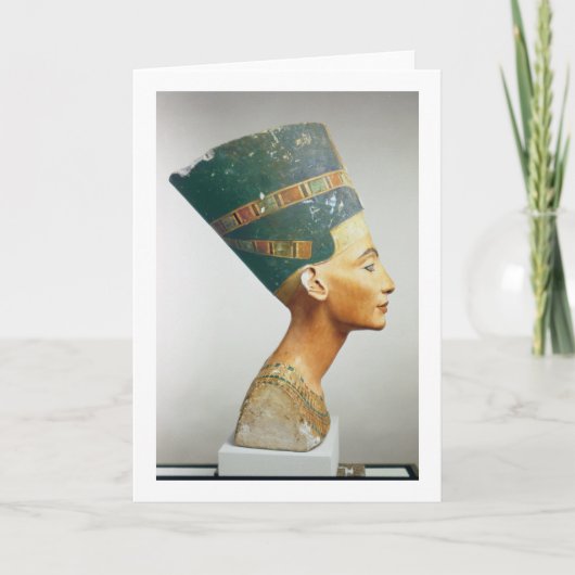 Fehlschlag der Königin Nefertiti, Seitenansicht, Karte (Vorderseite)