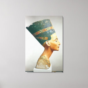 Fehlschlag der Königin Nefertiti, Seitenansicht, Leinwanddruck