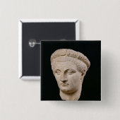 Fehlschlag des Kaisers Claudius von Thasos Button (Vorne & Hinten)