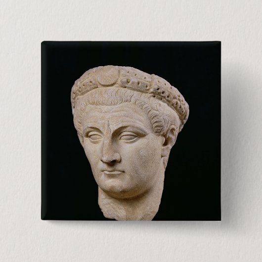 Fehlschlag des Kaisers Claudius von Thasos Button (Vorderseite)