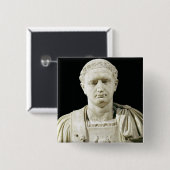 Fehlschlag des Kaisers Domitian Button (Vorne & Hinten)