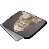 Fehlschlag eines römischen Kaisers als Pharao Laptopschutzhülle (Vorne Knopf)