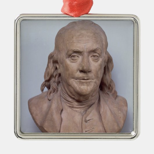 Fehlschlag von Benjamin Franklin 1778 Silbernes Ornament (Vorne)