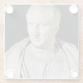 Fehlschlag von Marcus Tullius Cicero Glasuntersetzer (Rückseite)