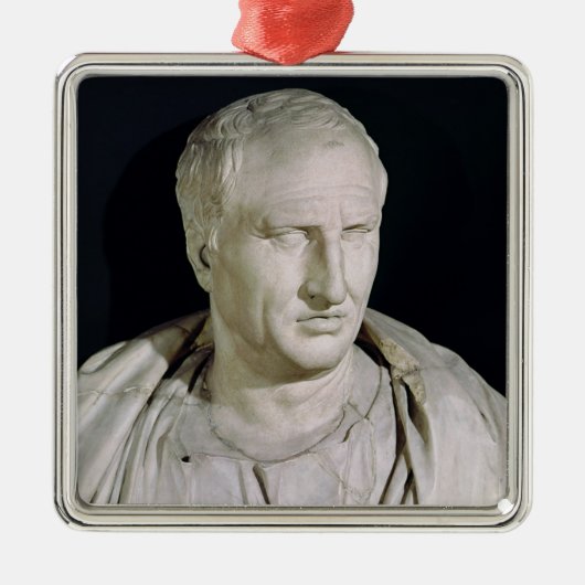 Fehlschlag von Marcus Tullius Cicero Silbernes Ornament (Vorne)