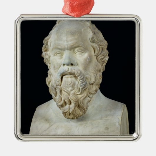 Fehlschlag von SOCRATES Silbernes Ornament (Vorne)