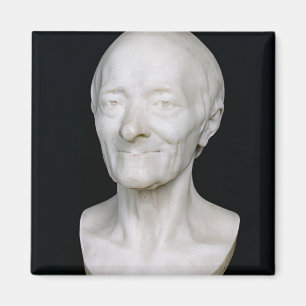 Fehlschlag von Voltaire ohne seine Perücke, 1778 Magnet