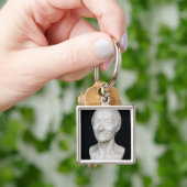 Fehlschlag von Voltaire ohne seine Perücke, 1778 Schlüsselanhänger (Hand)