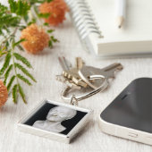 Fehlschlag von Voltaire ohne seine Perücke, 1778 Schlüsselanhänger (Seite)