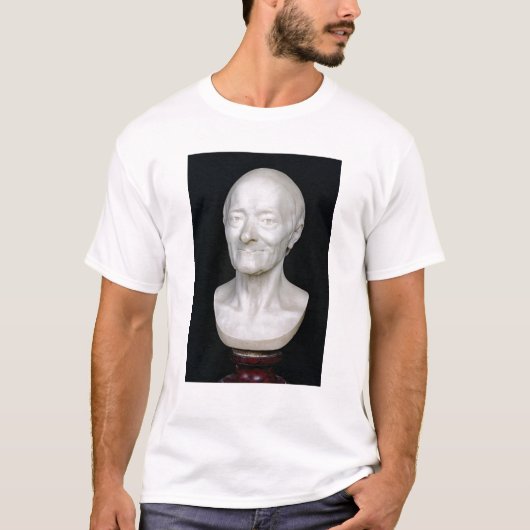 Fehlschlag von Voltaire ohne seine Perücke, 1778 T-Shirt (Vorderseite)