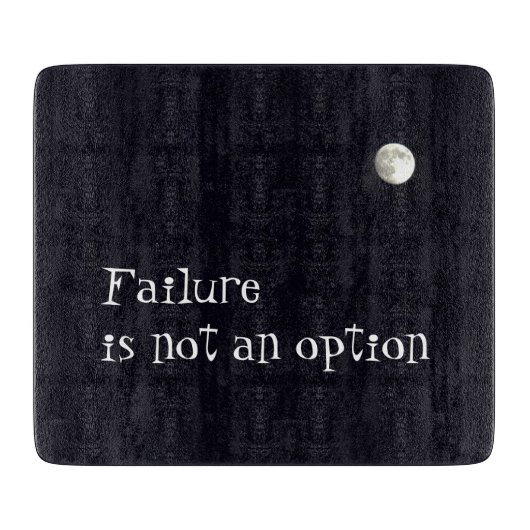 Fehlschlagen in einer Option Schneidebrett (Vorderseite)