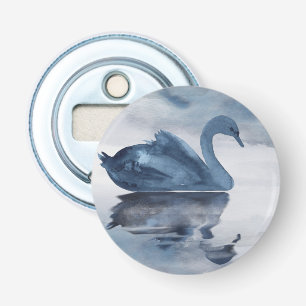 Fehlsichtigkeit Dusty Blue Swan Gastgeschenk Hoc Flaschenöffner