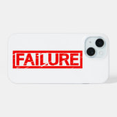 Fehlstempel iPhone 15 Hülle (Rückseite (Horizontal))