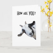 **FEHLT DICH** UND IMMER * DENKEN SIE* KARTE (Gelbe Blume)