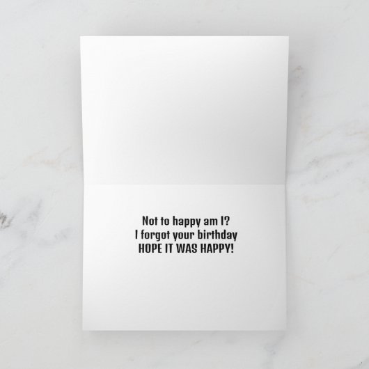 "FEHLT EUCH IM ERNTEDANK" KARTE (Innenseite)