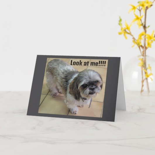 "FEHLT EUCH IM ERNTEDANK" KARTE (Gelbe Blume)