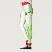 Fehlt im Großtext mit Punktmuster auf der Farbe Leggings (Links)