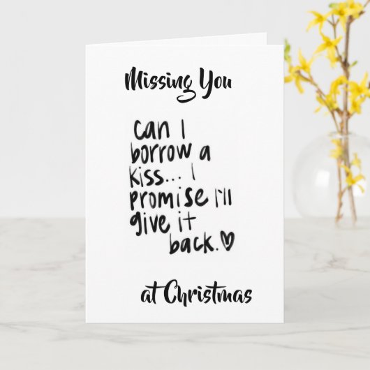 ***FEHLT SIE BEI CHRISTMAS*** KARTE (Gelbe Blume)