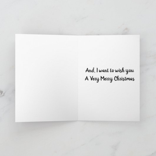 ***FEHLT SIE BEI CHRISTMAS*** KARTE (Innenseite)