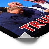 Fehlte Trump 2024 - Patriotische politische Maga Poster (Ecke)