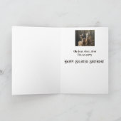 Fehlter Geburtstag Beliebter Fun Deer Karte (Innenseite)