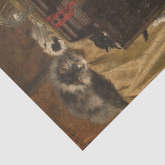 Fehlverhalten von Henriette Ronner-Knip Seidenpapier (Ausschnitt)