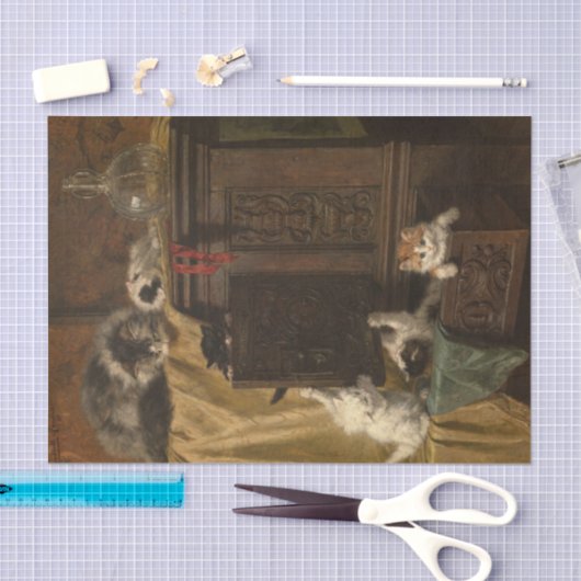 Fehlverhalten von Henriette Ronner-Knip Seidenpapier (Handwerk)