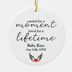 Fehlwagenstillgeburt Angel Wings Baby Loss Geschen Keramik Ornament
