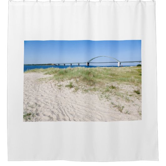 Fehmarn Belt Bridge Duschvorhang (Vorderseite)