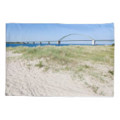 Fehmarn Belt Bridge Kissenbezug (Rückseite)
