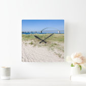 Fehmarn Belt Bridge Quadratische Wanduhr (Zuhause)