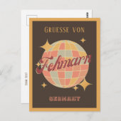 Fehmarn deutsche Ostseeinsel Postkarte (Vorne/Hinten)