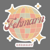 Fehmarn deutsche Ostseeinsel retro Aufkleber