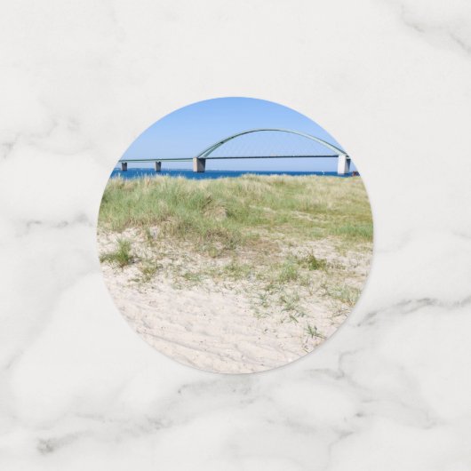 Fehmarnbelt-Brücke Konfetti (Klein Vorderseite)