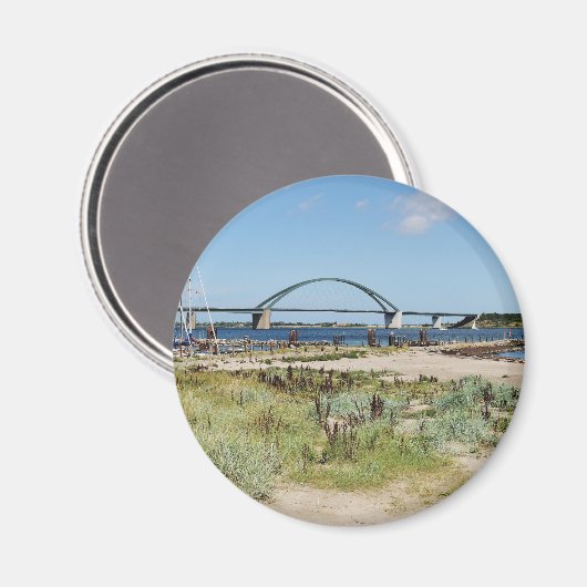Fehmarnsundbrücke Magnet (Vorderseite/Rückseite)