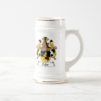 Fehr Familienwappen Bierglas