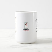 Fehu-Runenstein-Tasse Kaffeetasse (Mittel)