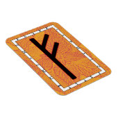 Fehu Viking Rune Magnet - Werden! (Rechte Seite)