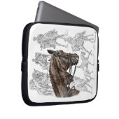 FEI für eingesammelte Dressurpferde Laptopschutzhülle (Vorne Rechts)