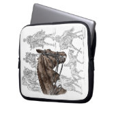 FEI für eingesammelte Dressurpferde Laptopschutzhülle (Vorderseite Links)