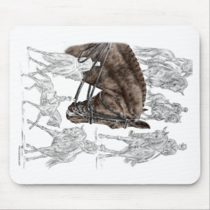 FEI für eingesammelte Dressurpferde Mousepad