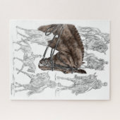 FEI für eingesammelte Dressurpferde Puzzle (Horizontal)