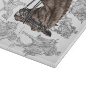 FEI für eingesammelte Dressurpferde Schneidebrett (Ecke)