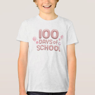 Feier 100 Tage Schule Tri-Blend Shirt