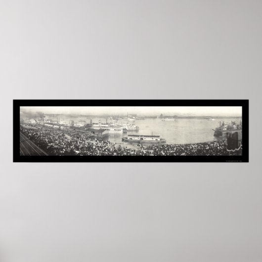 Feier 1907 in St. Louis Foto Poster (Vorne)